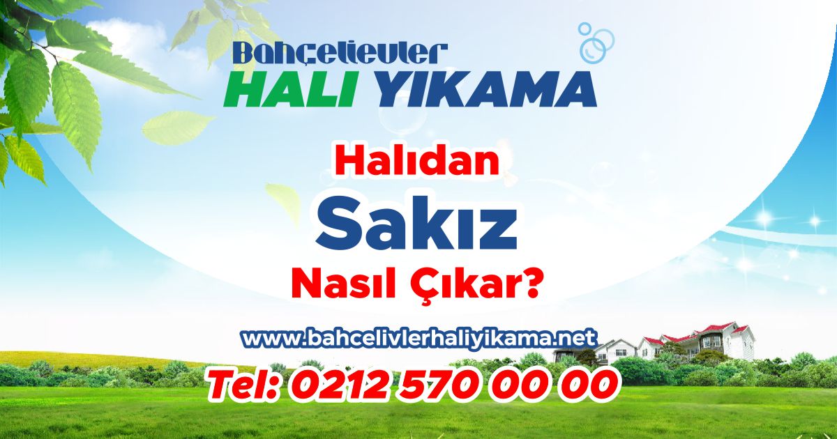Halıdan Sakız Nasıl Çıkar?