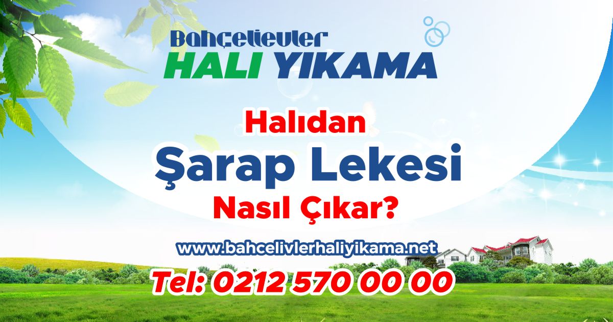 Halıdan Şarap Lekesi Nasıl Çıkar?